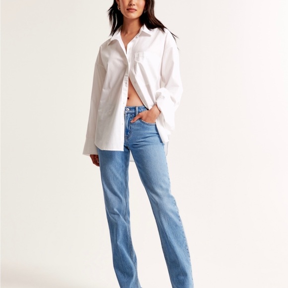 Abercrombie & Fitch Mid Rise 90’s straight jeans - Picture 3 of 7